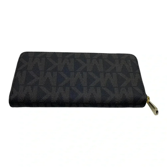 Michael Kors continental jet set zippered wallet signature monogram new w/ tags - Picture 4 of 4
